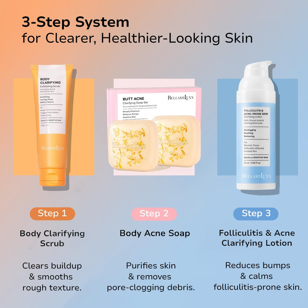 BellamiLuxx calming botanicals and postbiotic ingredients support skin comfort.