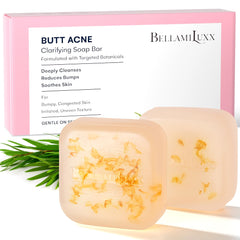 BellamiLuxx jabón corporal acne árbol de té para limpieza profunda y suave