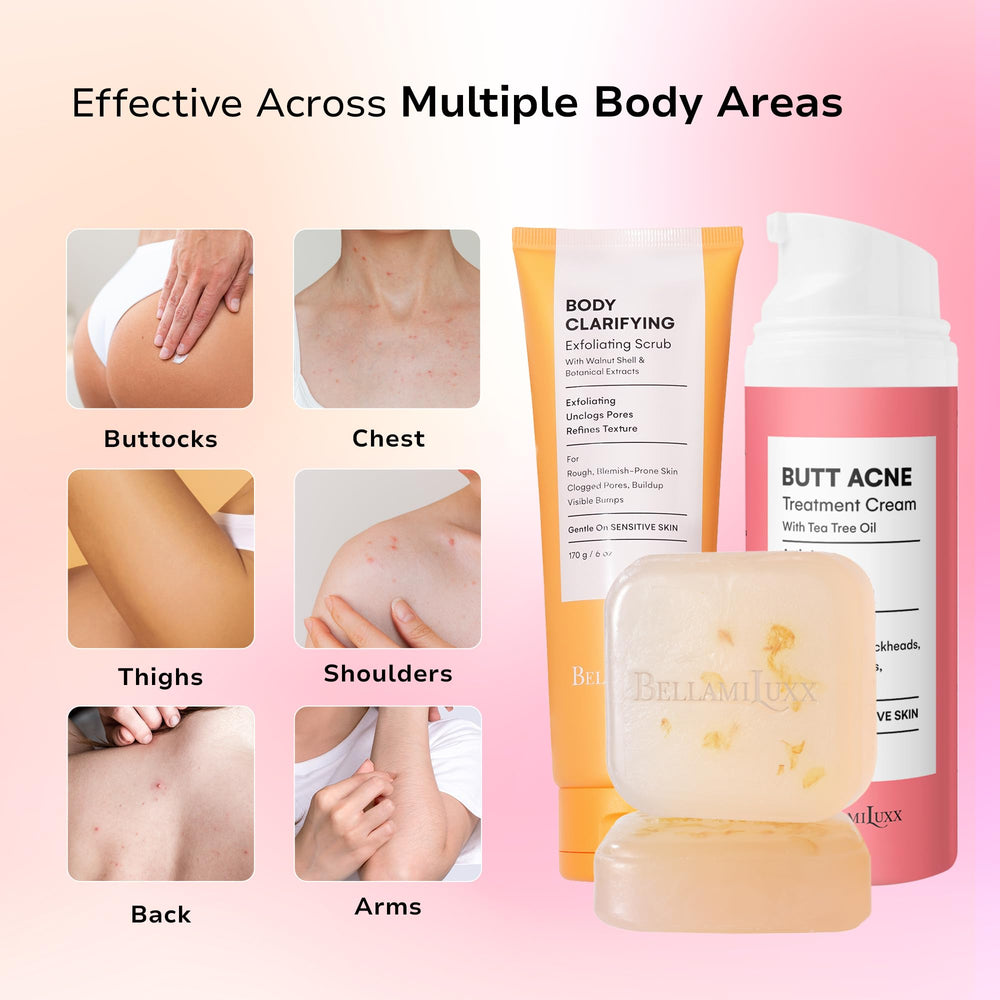 BellamiLuxx scrub texture close-up reveals gentle exfoliation