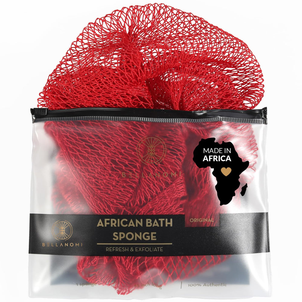 Bellanomi African skincare heritage sponge enhancing daily showers.