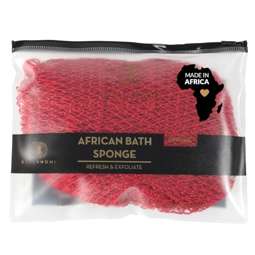 Bellanomi double-knotted mesh sponge for deep yet gentle exfoliation.