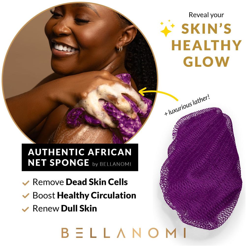 Bellanomi double-knotted mesh supports effective exfoliation with comfortable use.