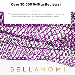 Bellanomi extended-reach back-scrubber helps clean hard-to-reach areas during showers.