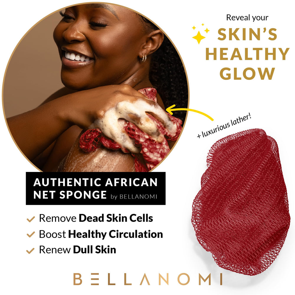 Bellanomi hypoallergenic back scrubber designed for sensitive skin.