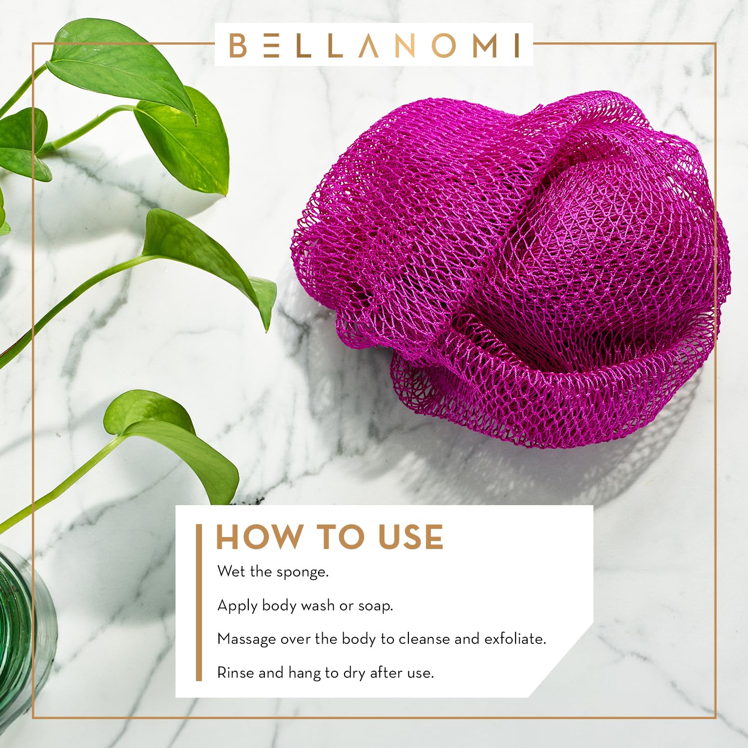 Bellanomi limpieza profunda y suave: ideal para cuerpo entero.