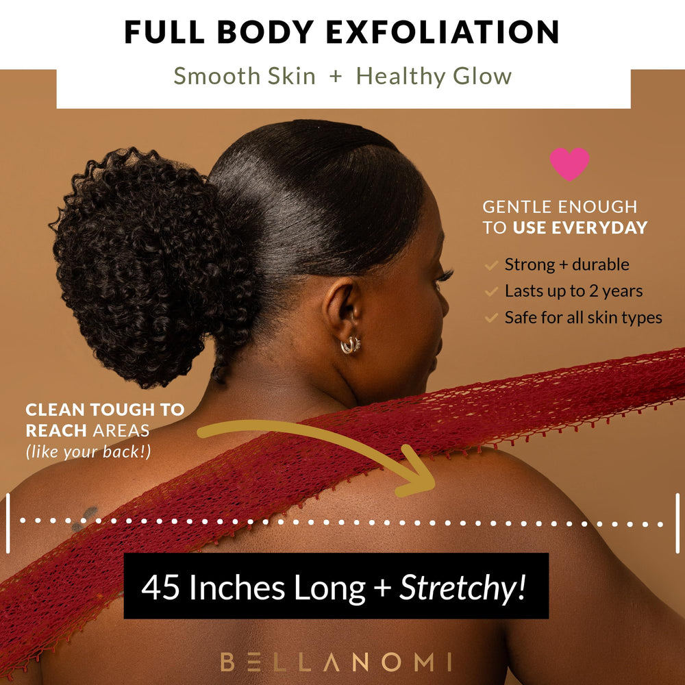 Bellanomi long-reach exfoliator for back and legs.