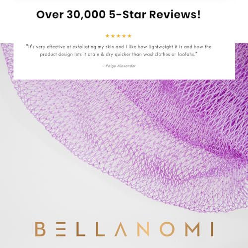 Bellanomi: malla de doble nudo para exfoliar la piel con suavidad