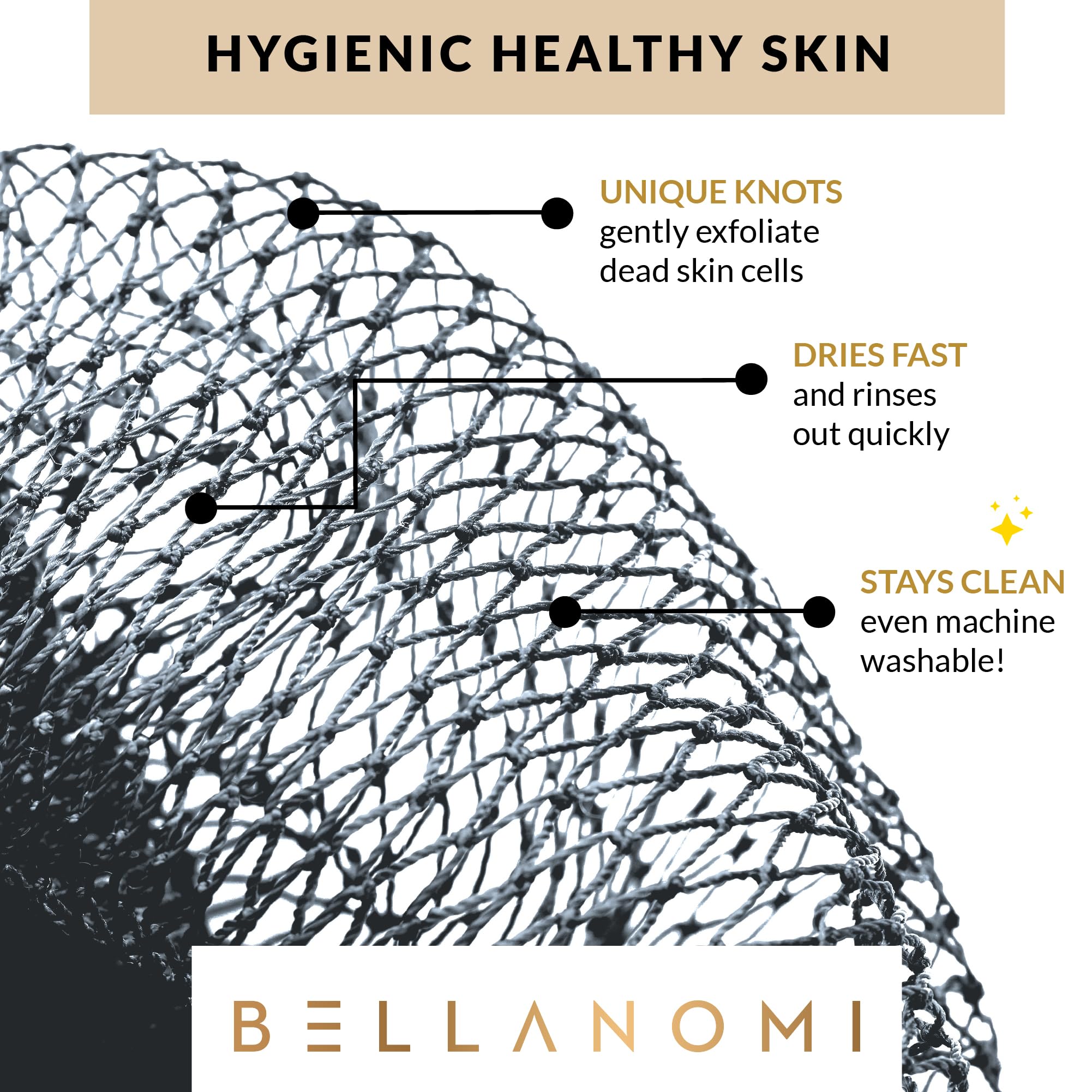 Bellanomi exfoliation effect on skin with subtle texture detail