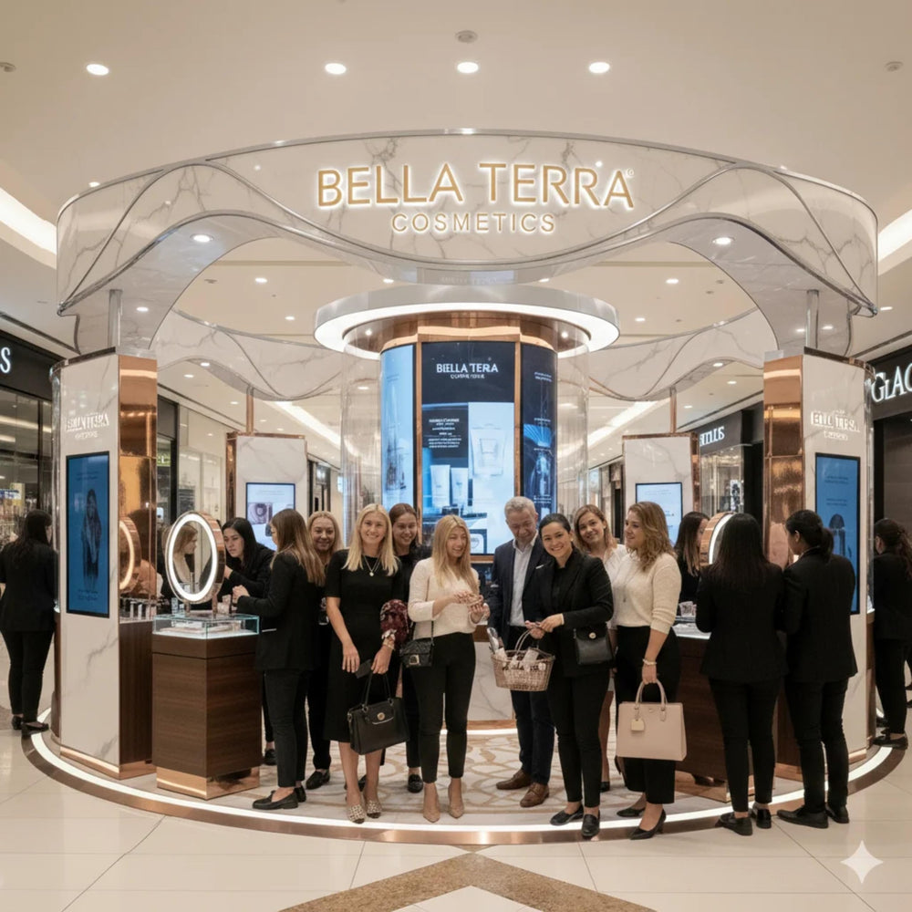 Bellaterra BB Cream Medium 104 matte-finish image emphasizes oil-free shine control
