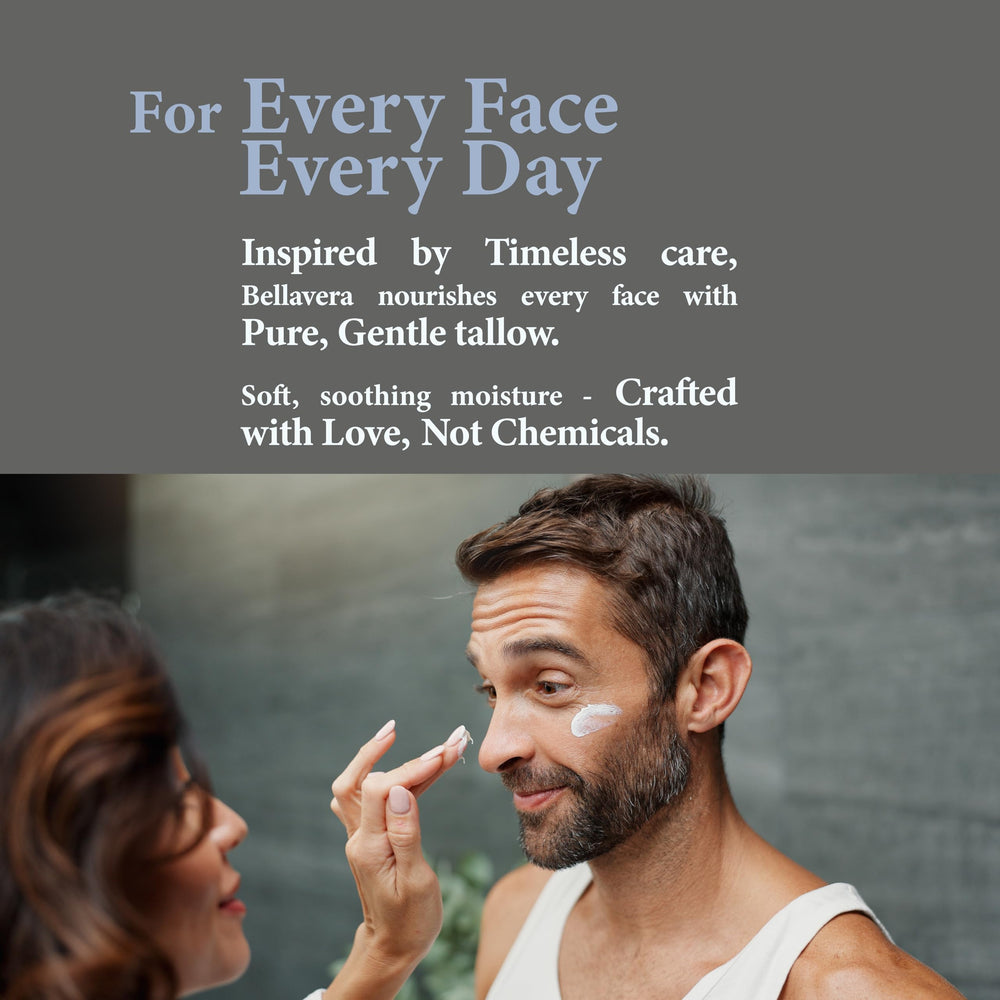 Bellavera night skincare routine image focusing on evening hydration.
