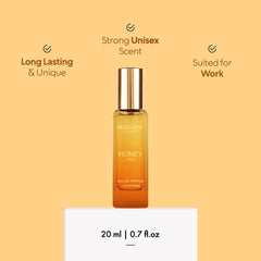 Heart notes of Oud, Rose, and Patchouli form a rich core