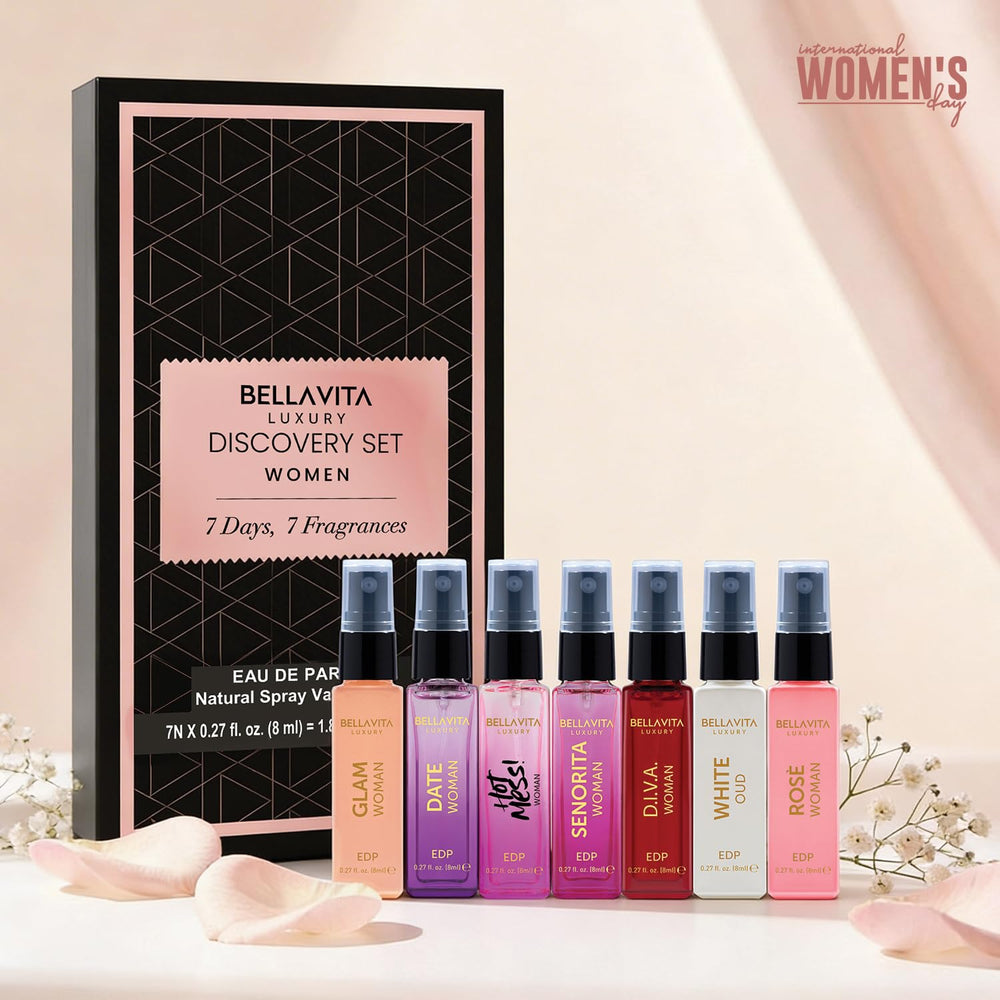 Bella Vita Luxury Bellavita Discovery Glam bottle versatile day-to-night