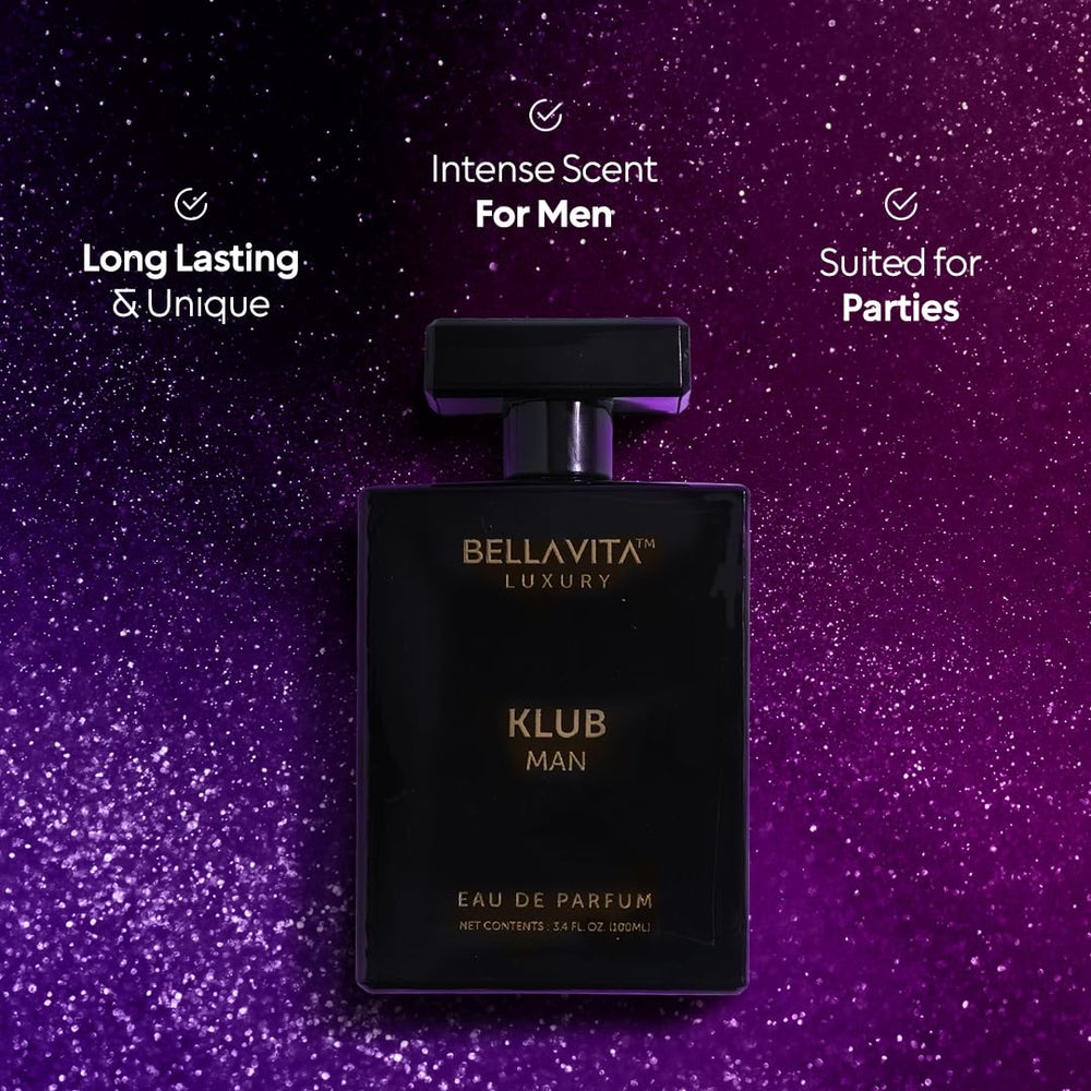 KLUB gift set packaging showcases premium fragrance presentation.