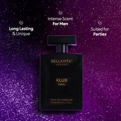 KLUB gift set packaging showcases premium fragrance presentation.