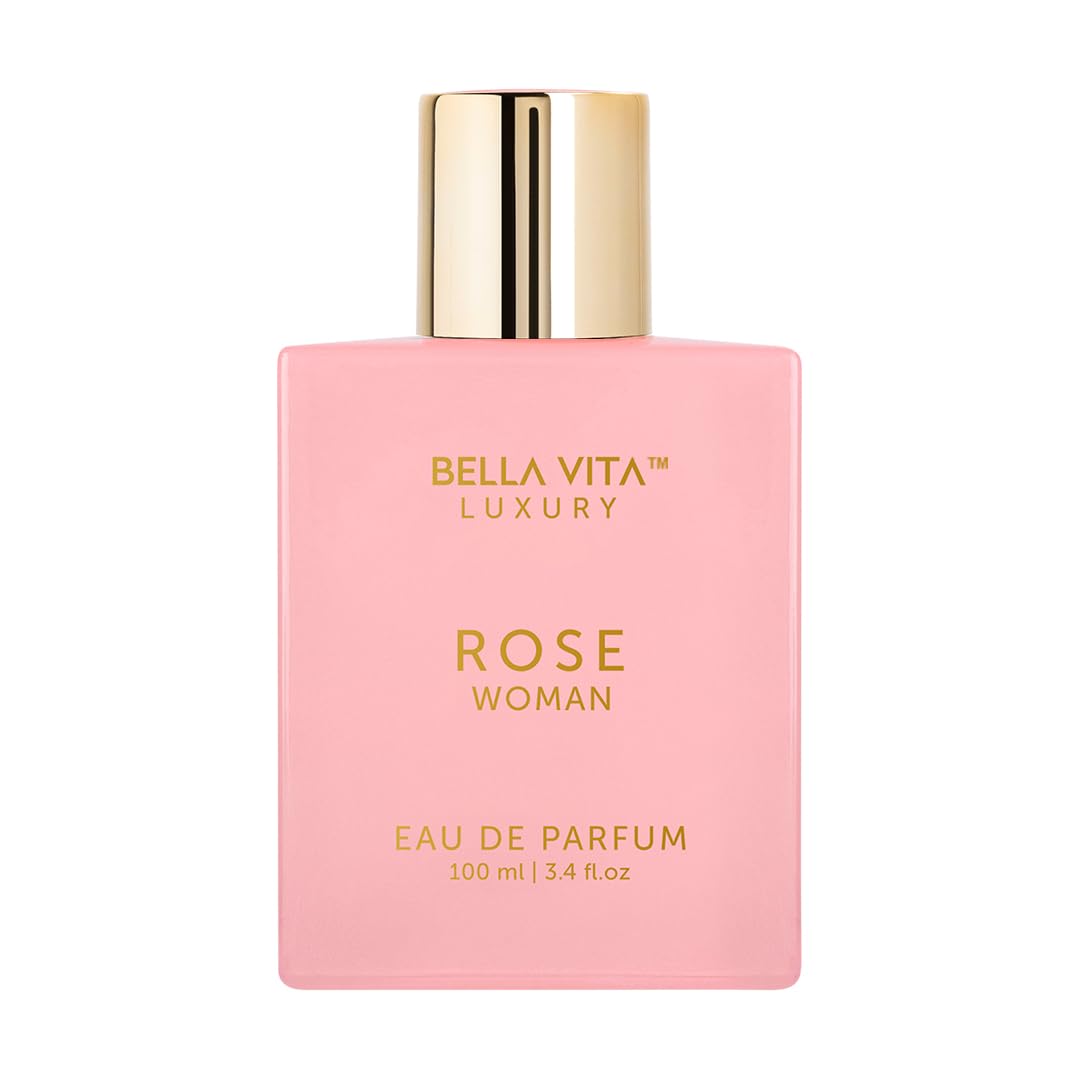 Bellavita Luxury Rose EDP bottle showcases elegant daily wear