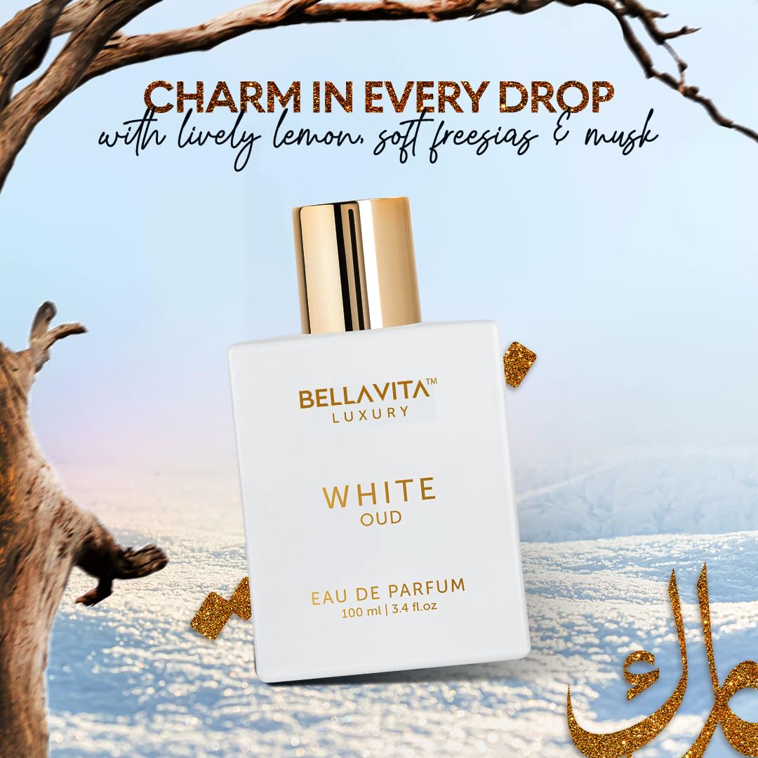 Bella Vita Luxury White Oud heart notes freesia add floral dimension.