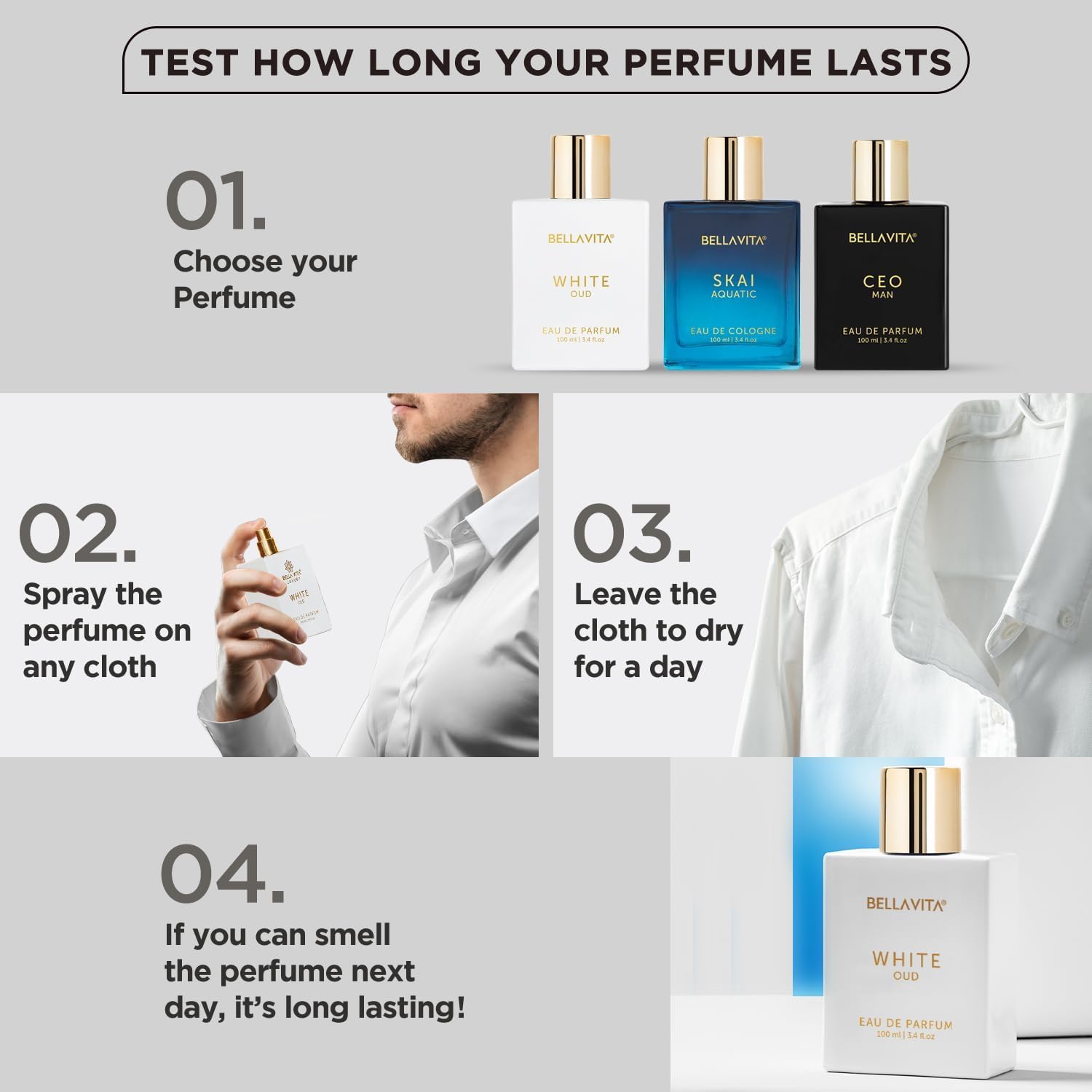Bella Vita Luxury White Oud Womens Day gift option for elegance.