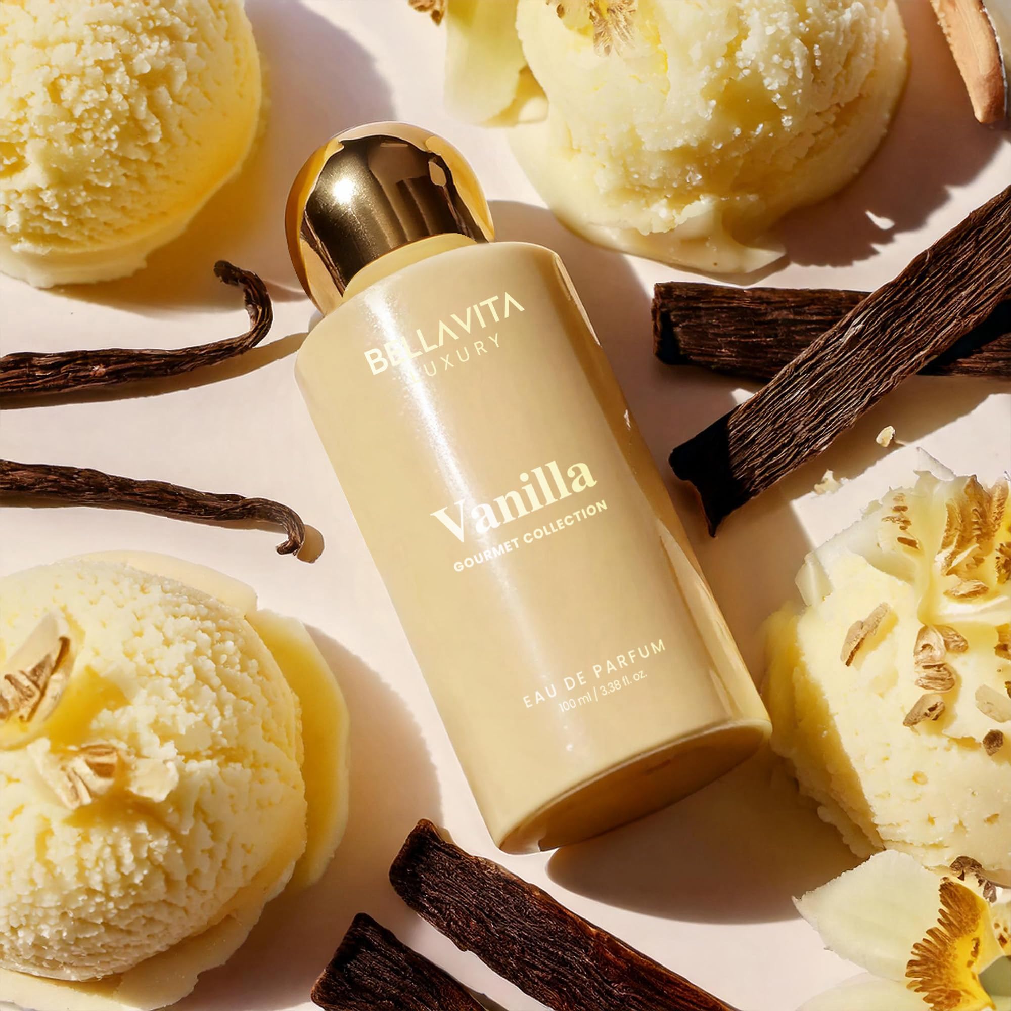 Vanilla heart with subtle floral undertones in Bellavita.