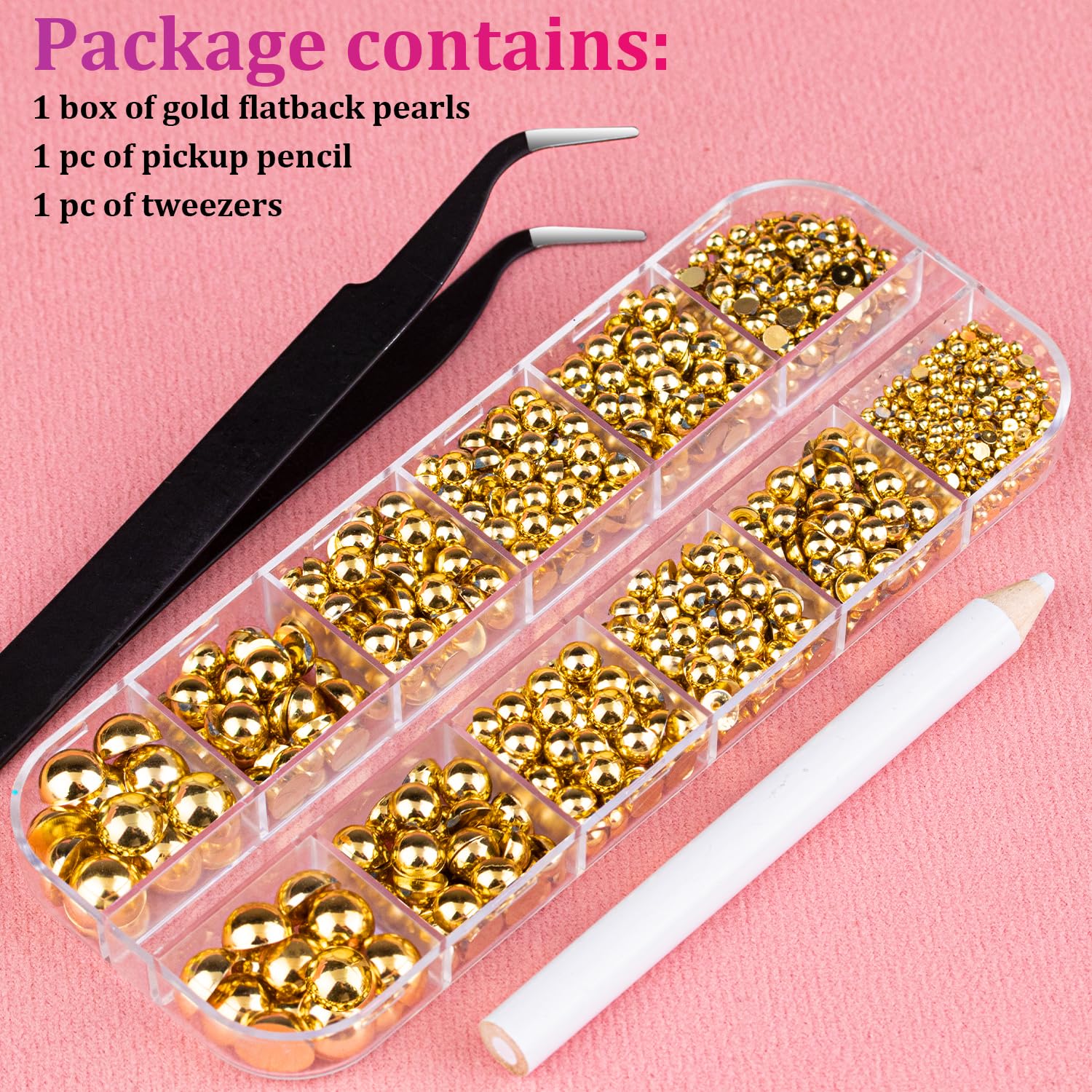 Belleboost craft and body art pearls for jewelry and decor.