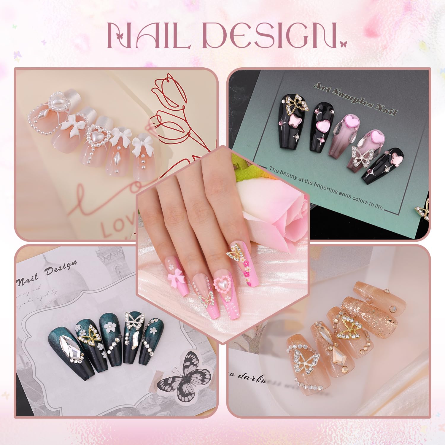 BELLEBOOST cristales-strass para uñas, brillo intenso