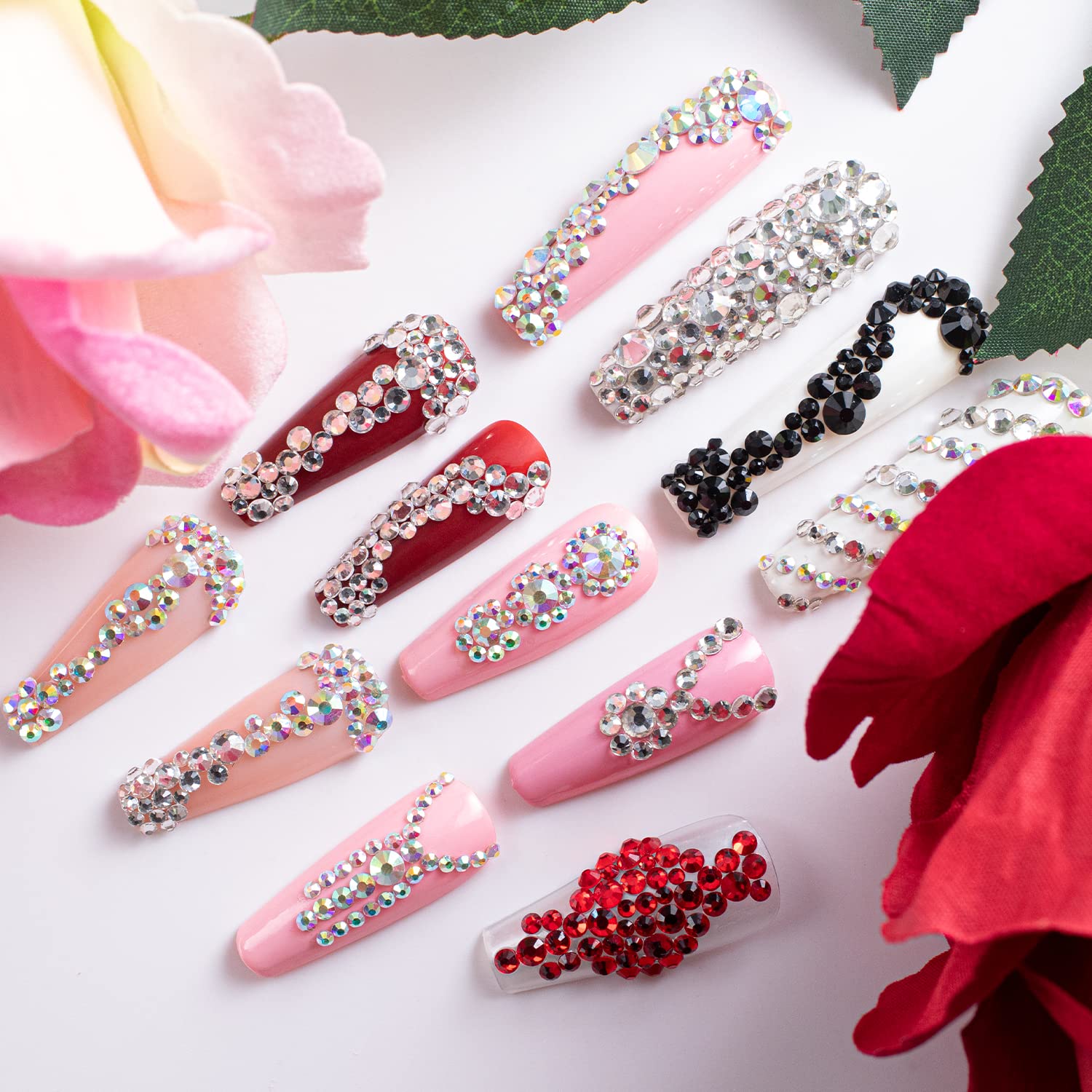 BELLEBOOST DIY crafts crystal kit for jewelry, cards, and more.
