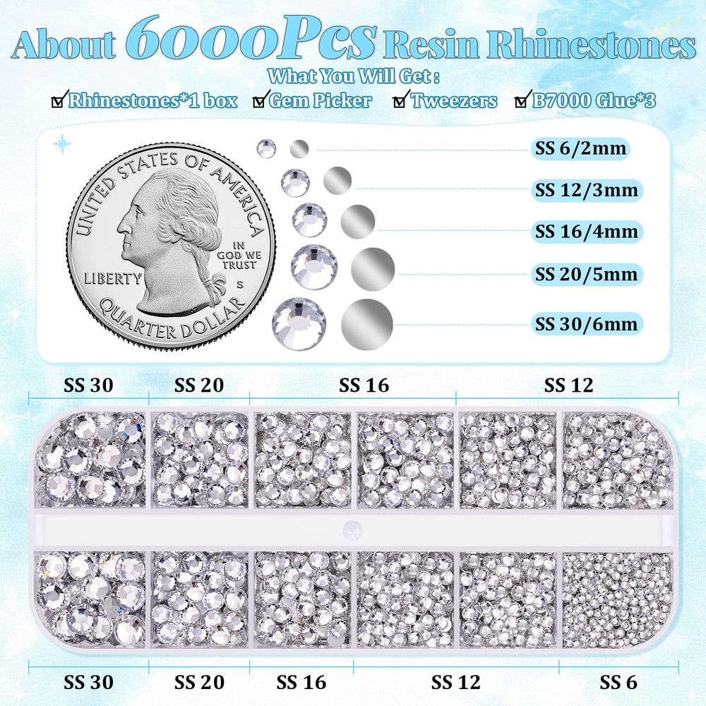 BELLEBOOST flatback rhinestones 3mm for embellishments and DIY projects