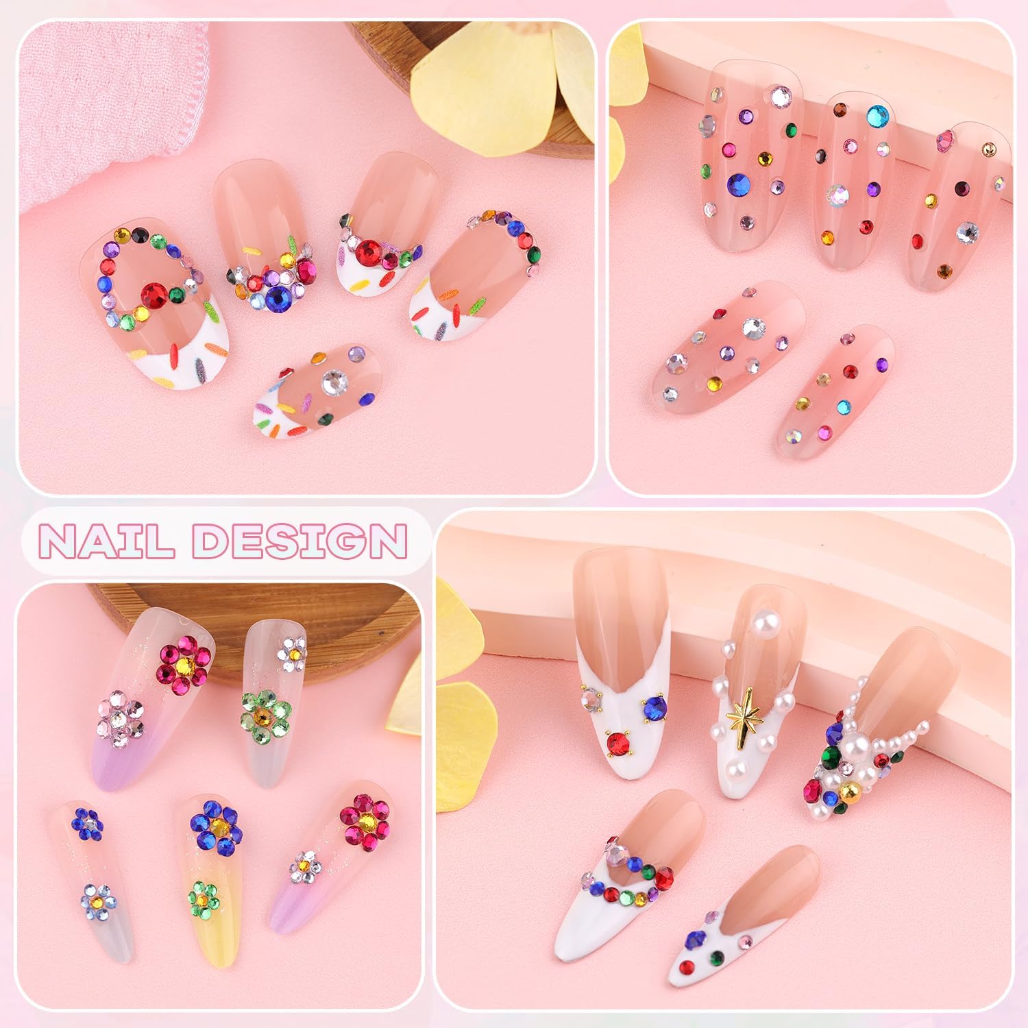 BELLEBOOST nail art ideas showcase gems in action for reference.