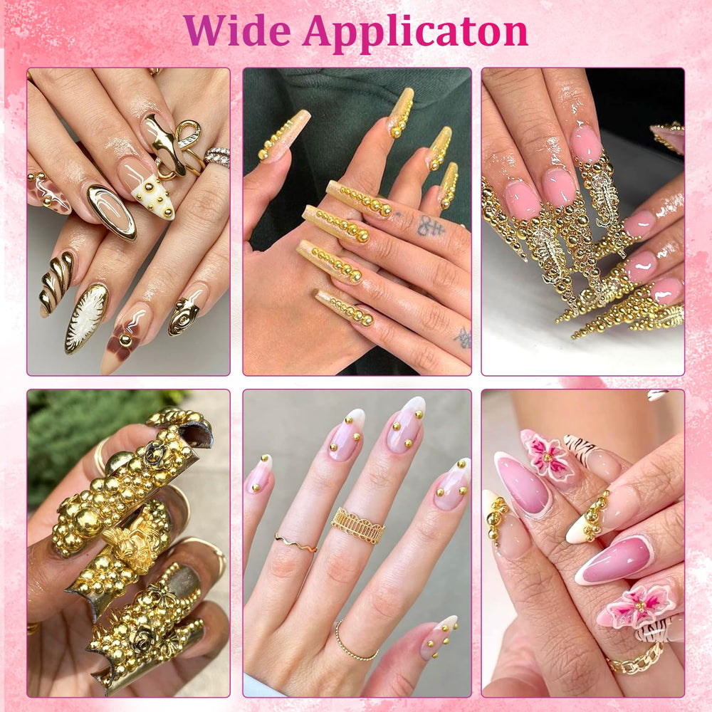 Belleboost pearls in sizes 2–8 mm for versatility.