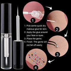BELLEBOOST picker pencil helps pick up tiny rhinestones with precision.