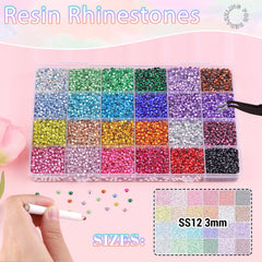 BELLEBOOST cristales iridiscentes 3mm para decorar ropa y calzado