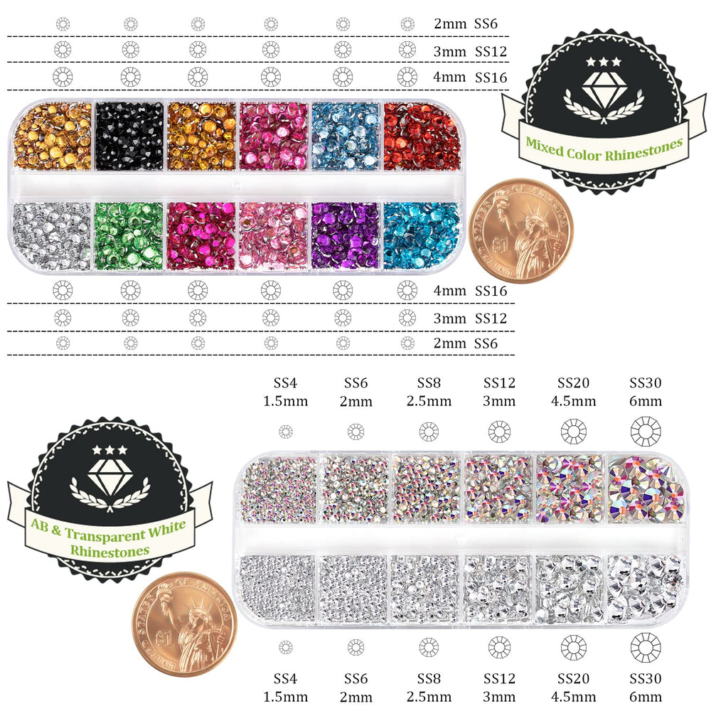 BELLEBOOST rhinestone tweezers for secure handling of larger beads.