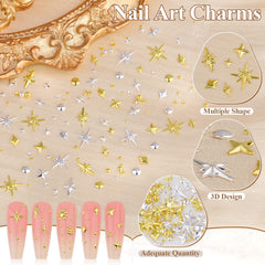 BELLEBOOST six star sizes for varied nail art designs