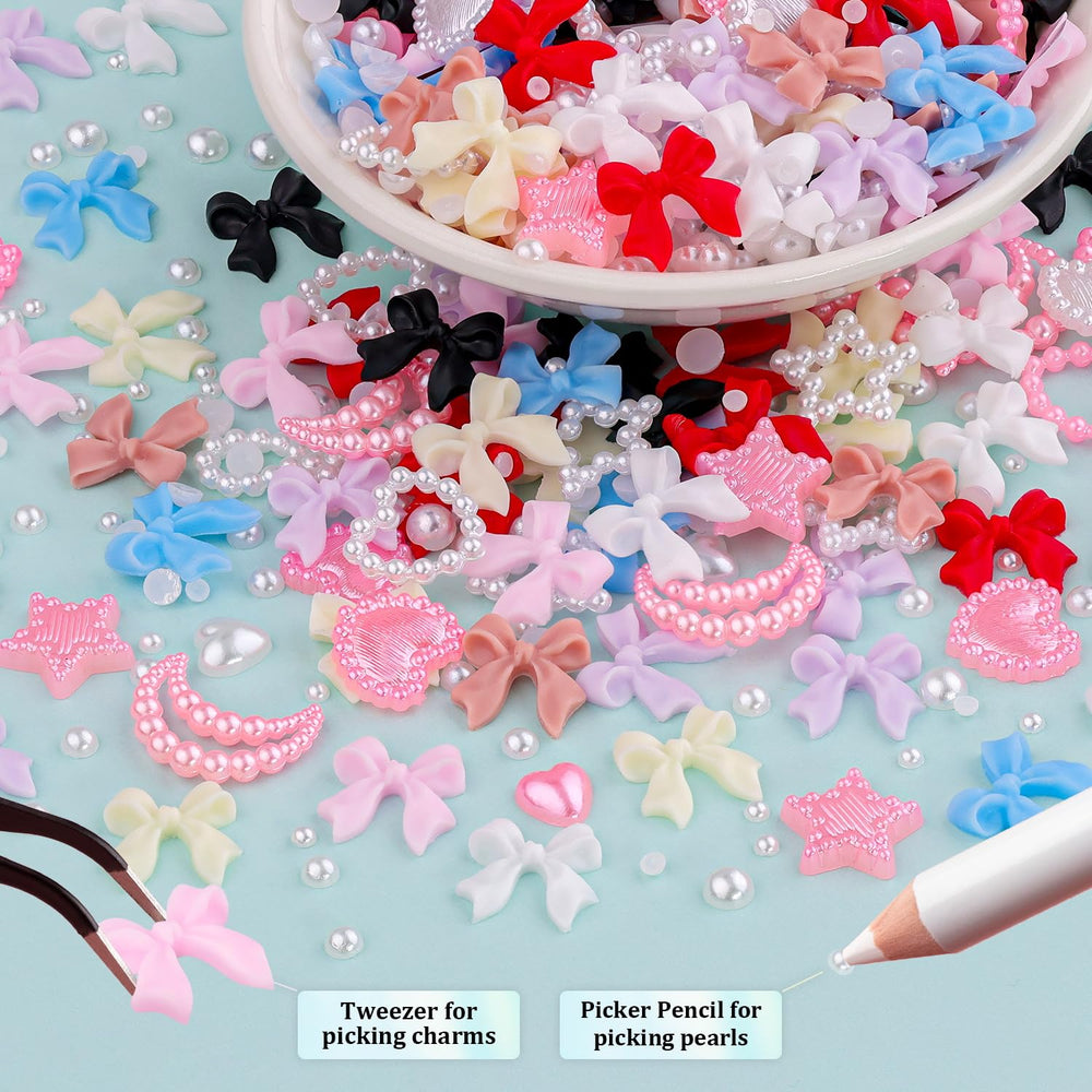 BELLEBOOST star heart moon charms for chic nail art