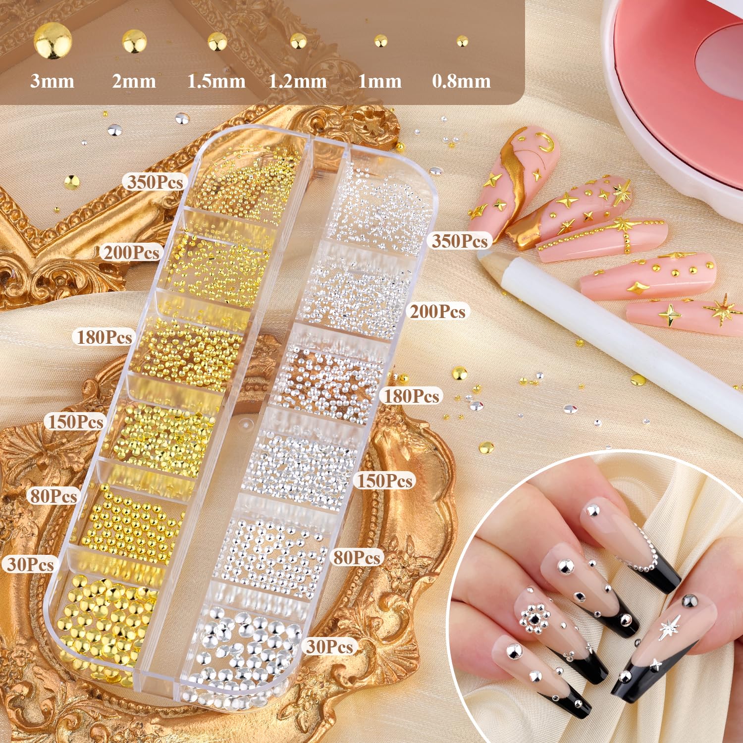 BELLEBOOST tweezers and pickup pencil for precise charm placement