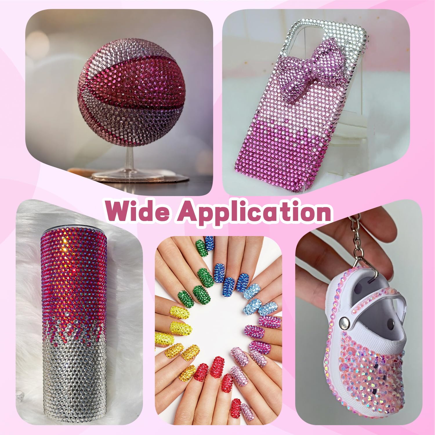Uso multiuso BelleBoost para ropa, zapatos y arte de uñas.