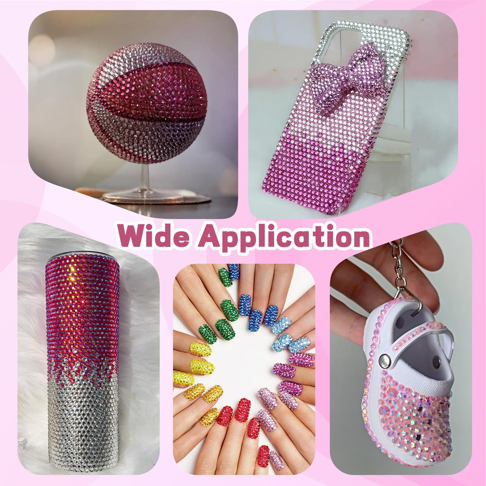 Uso multiuso BelleBoost para ropa, zapatos y arte de uñas.