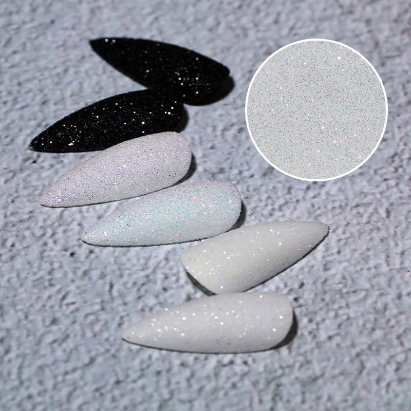 Bellecrey destellos para decoración de uñas, acabado dulce