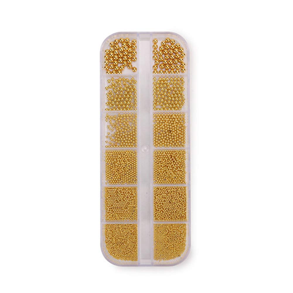 Bellecrey nail art decorations storage box keeps beads organized.