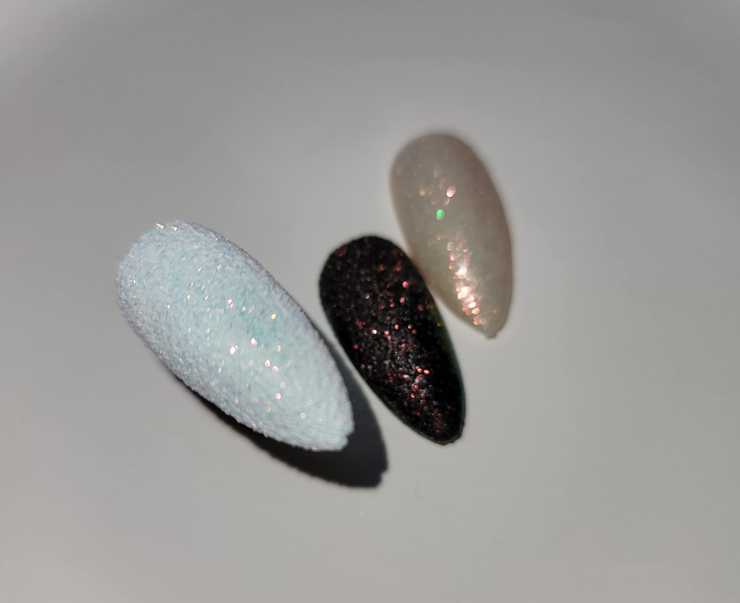 Bellecrey polvo de color para uñas con efecto iridiscente para proyectos caseros