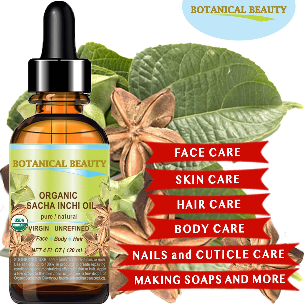 Aceite de Sacha Inchi para cabello, fortalece puntas y brillo.