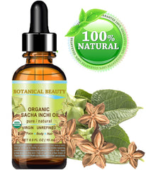 Aceite de Sacha Inchi para masaje facial, textura suave y no grasa.