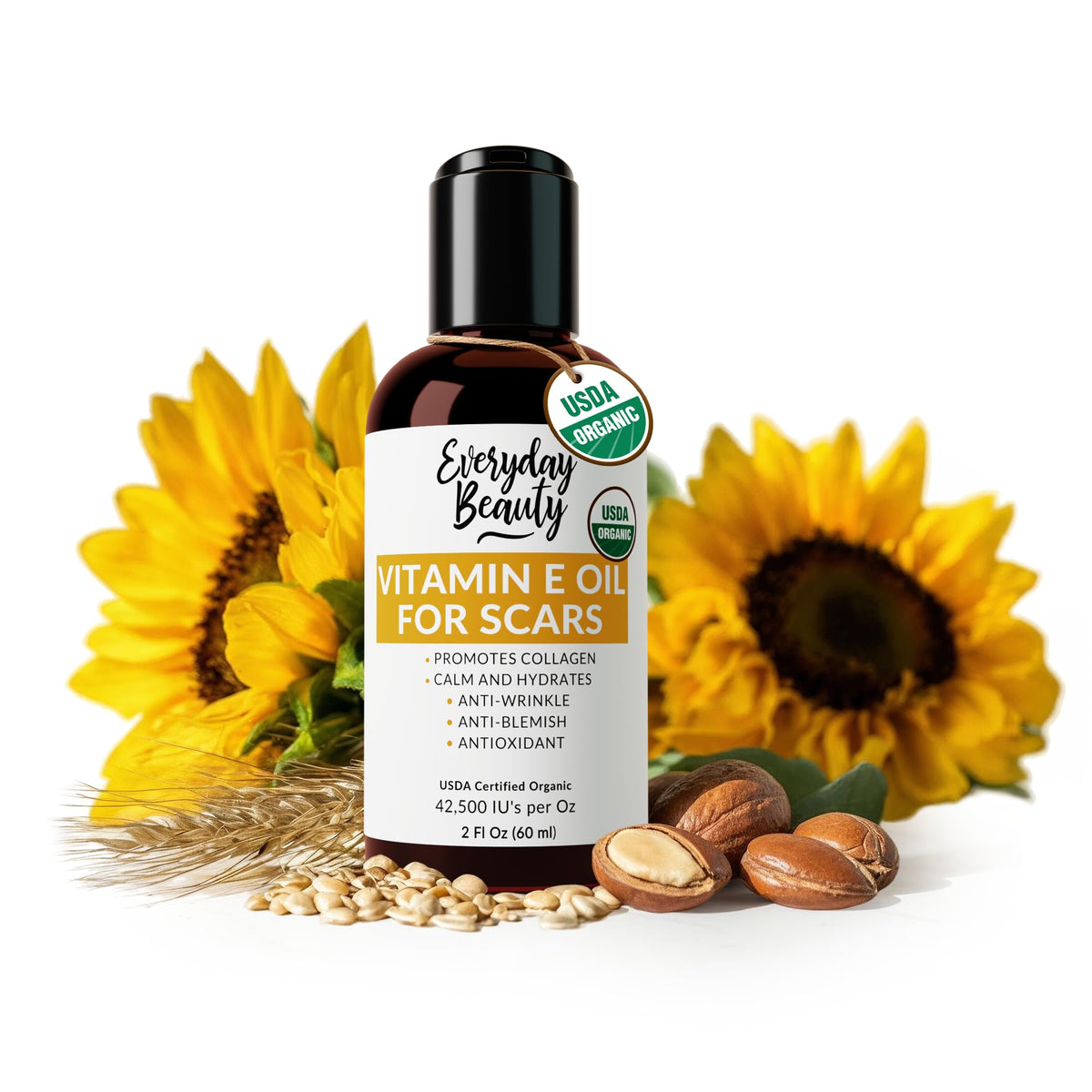 Belleza Diaria aceite vitamina E para cicatrices, hidrata la piel