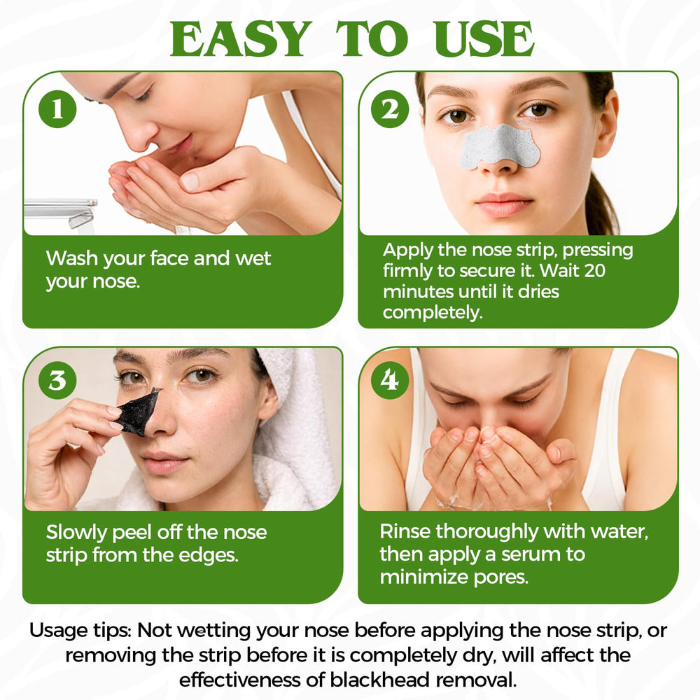 Bellisinno 10-count nose strips box for at-home care
