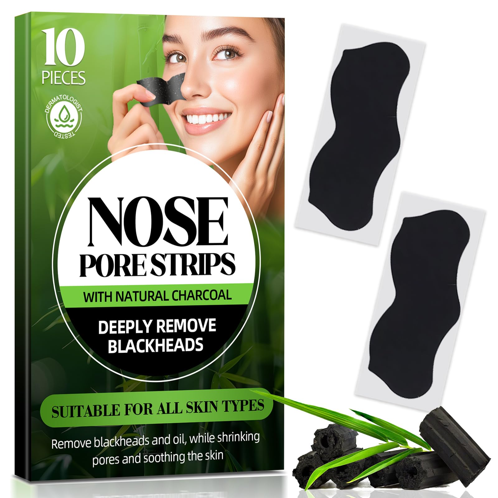 Bellisinno blackhead strip nose pack for deep pore cleansing