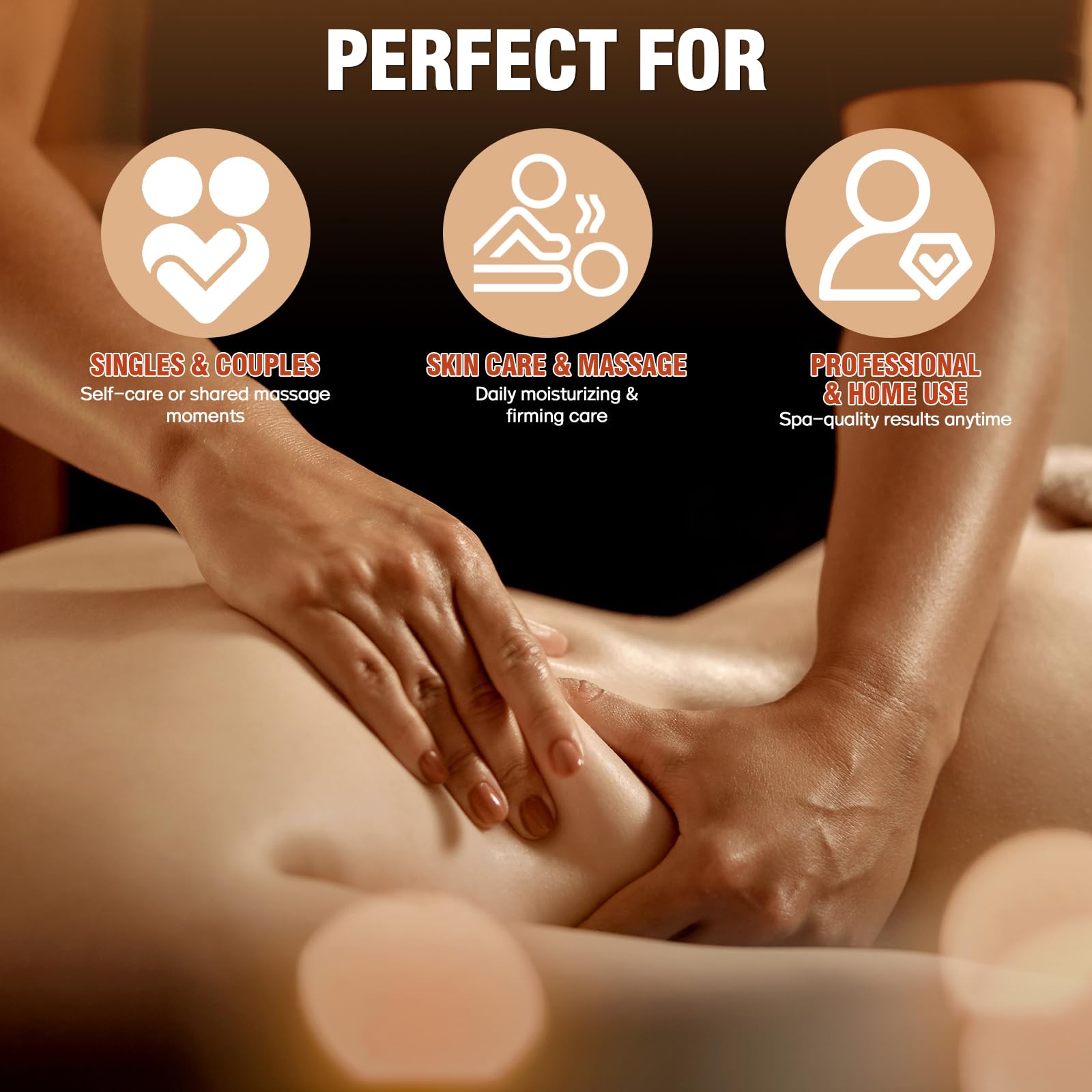 Bellisinno Body Firming Oil fast absorption without sticky residue after application.