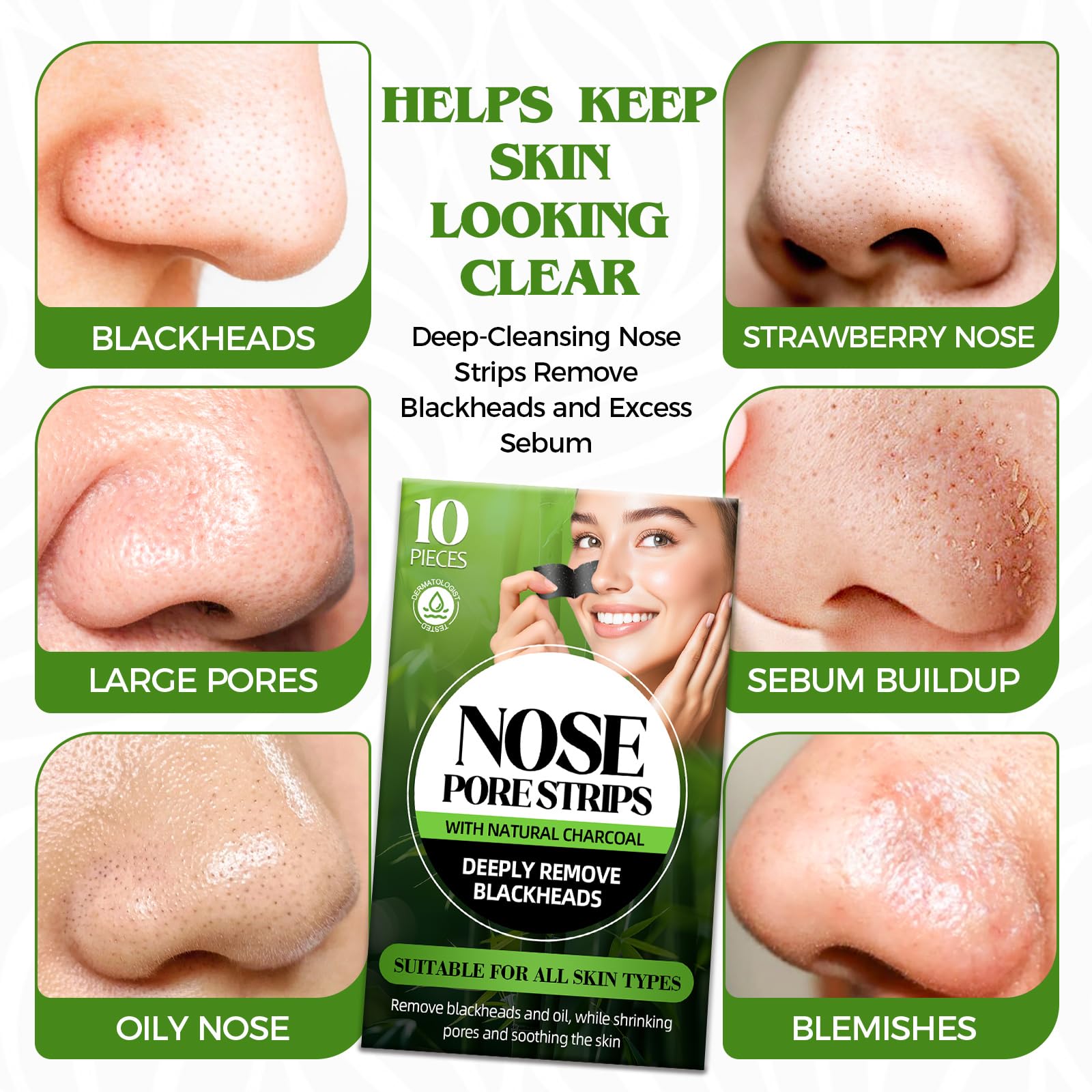Bellisinno nose strip close-up showing adhesion