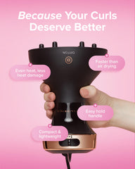 Bellissima Diffon frizz-control ceramic technology delivering smoother texture.