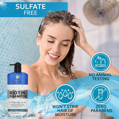 Creamy lather forms, signaling gentle cleansing for thinning hair