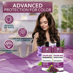 Bellisso color-safe conditioner bottle supports smooth, hydrated hair and extended color longevity.