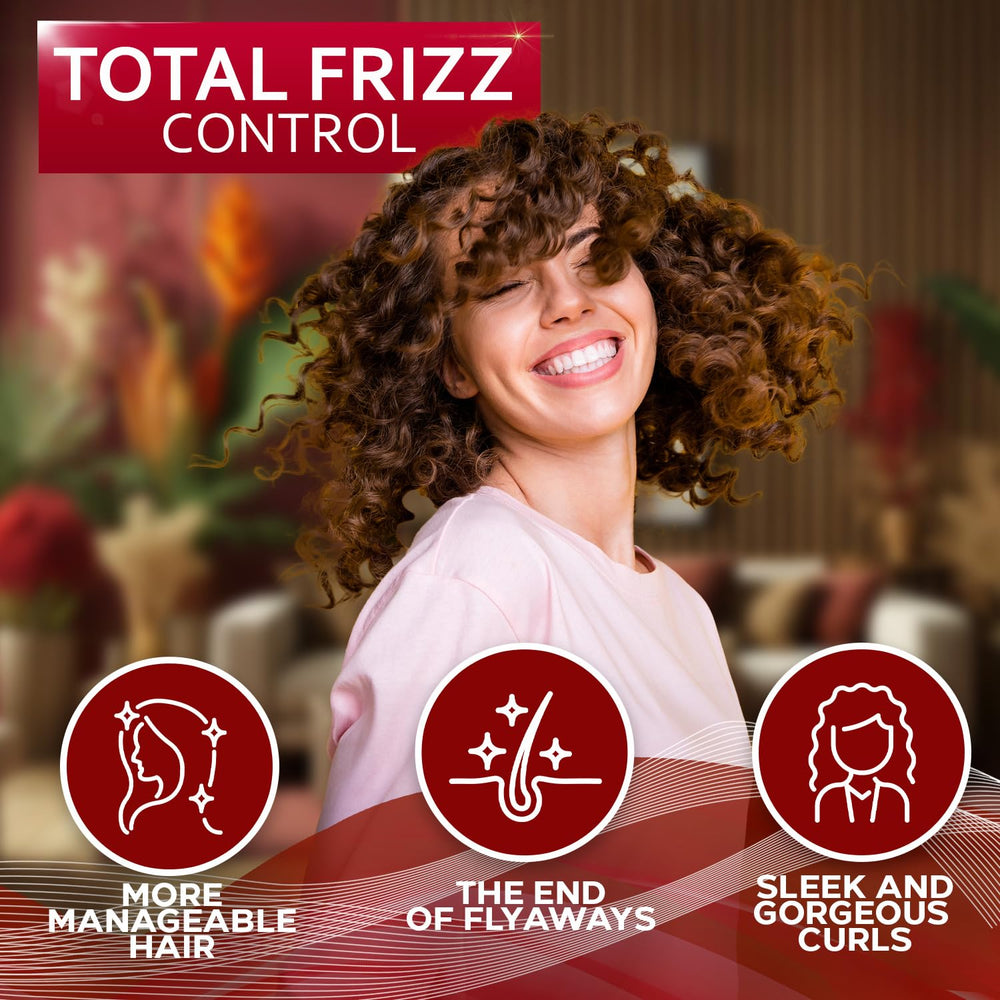 Bellisso Curly Conditioner bottle dispensing rich moisture for tousled curls.